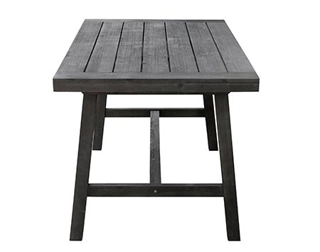 Grey Acacia Slatted Picnic Dining Table