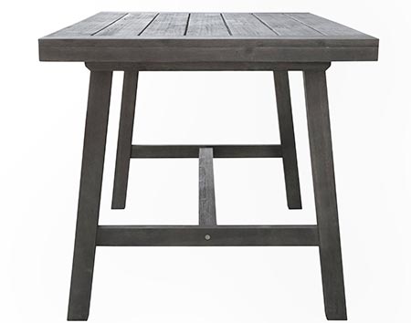 Grey Acacia Slatted Picnic Dining Table