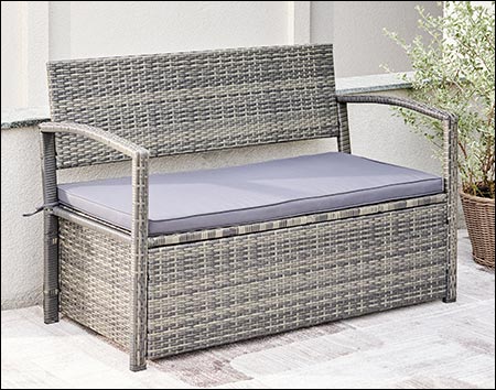 Georgia Resin Wicker Patio Lounge Sofa Set with Cushions