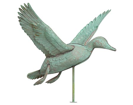 Verdigris Duck Weathervane