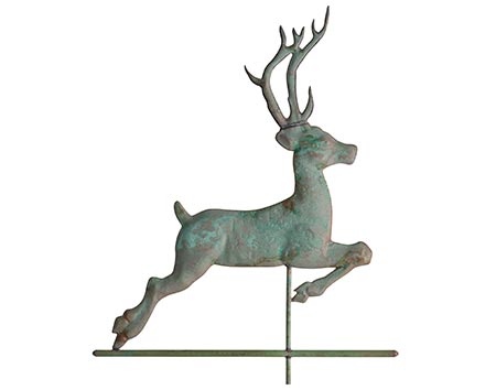 Copper Deer Weathervane