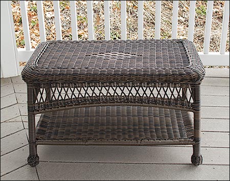 Wicker Sands Rectangle Coffee Table