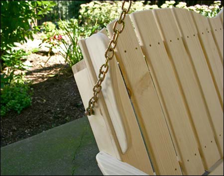 Select Pine Shamrock Porch Swing