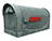 Aluminum Floral Curbside Two Door Mailbox
