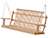 Bent Oak Porch Swing