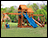 Mesa Treated Pine Swing & Slide Playset w/ Rock Wall & Climbing Set