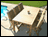 44" x 96" Teak Rectangular Dining Collection