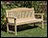 Treated Pine English Garden Bench