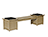 Poly Lumber Bench w/Planters