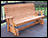 Treated Pine Highback Glider