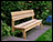 Red Cedar Contoured Backed Bench