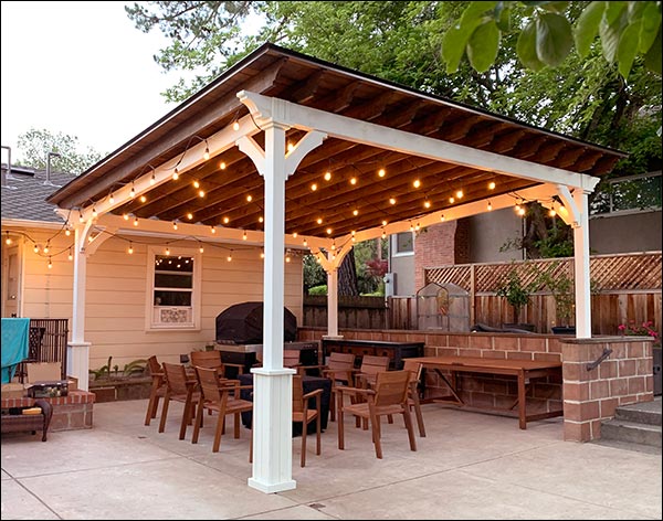 Treated Pine Santa Barbara Pergola