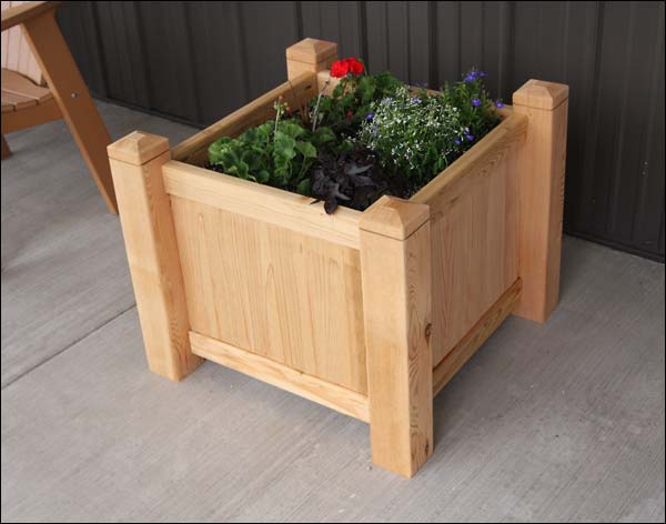 27" x 27" Red Cedar Planter