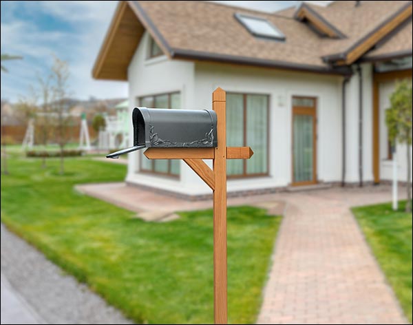 Treated Pine Mail Box Post