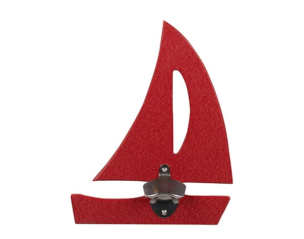 Wall Mount Bottle Opener - Sailboat