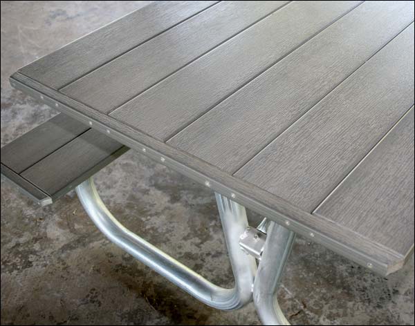 Highwood Picnic Table w/Galvanized Steel Frame