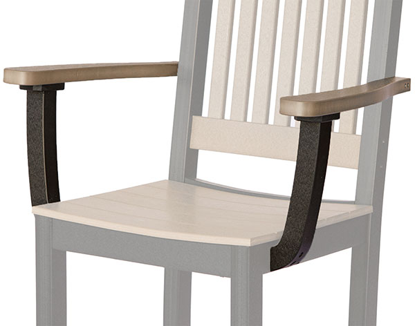 Poly Lumber Garden Mission Bar Chair