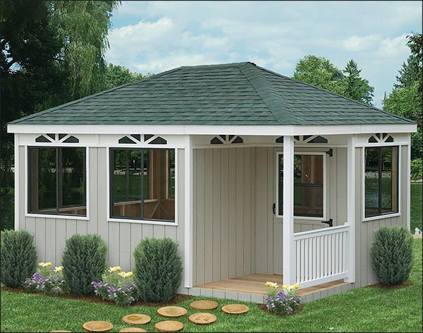 SmartSide Single Roof Rectangle Cabana