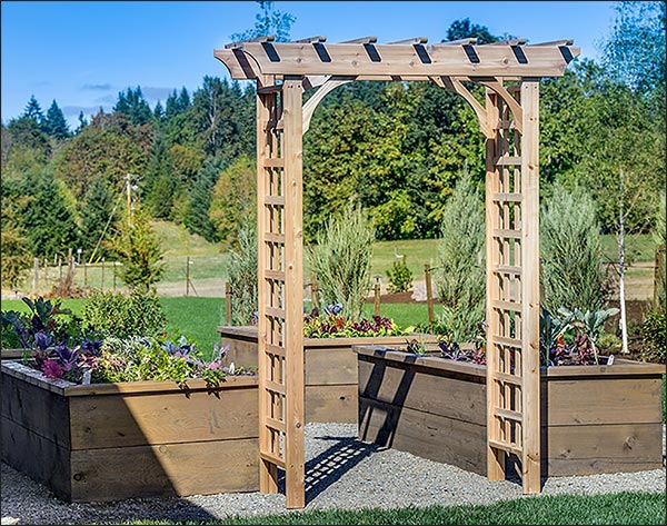 Alternate Views Of Red Cedar Vineyard Arbor