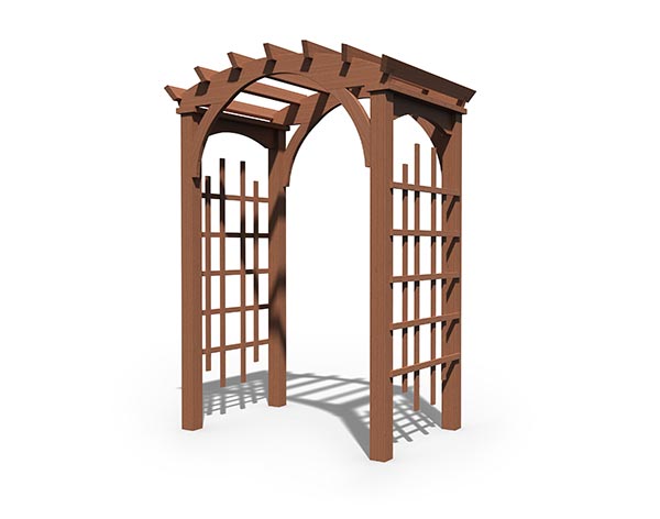 Treated Pine Palermo Arched Arbor