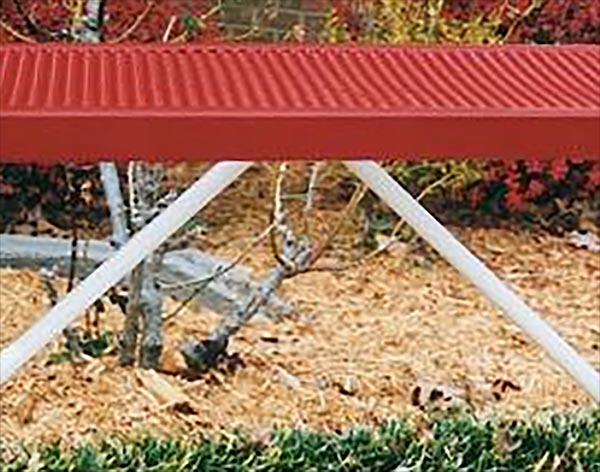 Rectangular Metal Picnic Table - ONLY