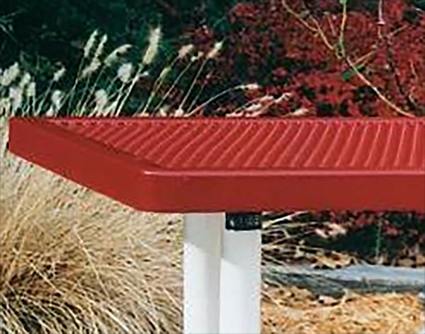 Rectangular Metal Picnic Table - ONLY