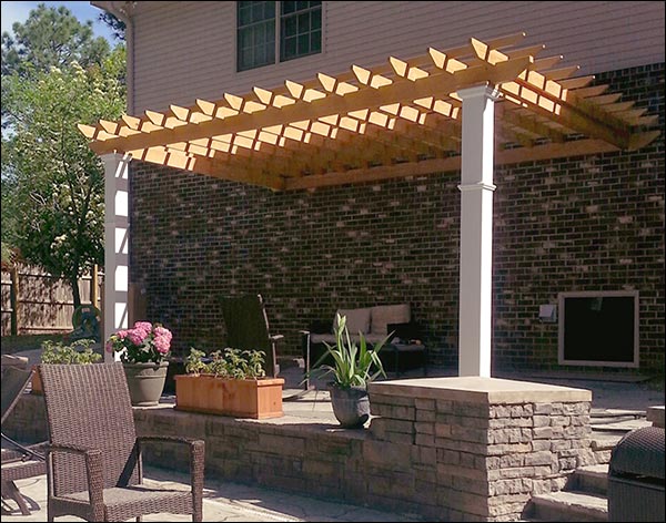 Treated Pine Free Standing Solace Pergola