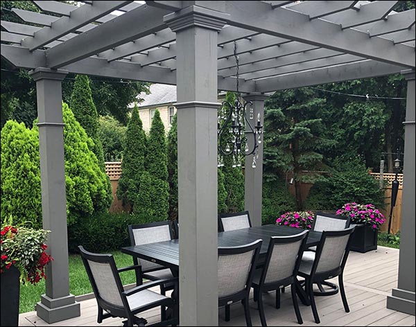 Treated Pine Free Standing Solace Pergola