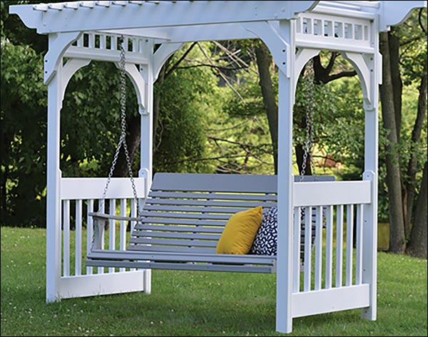 Vinyl Swing Arbor 