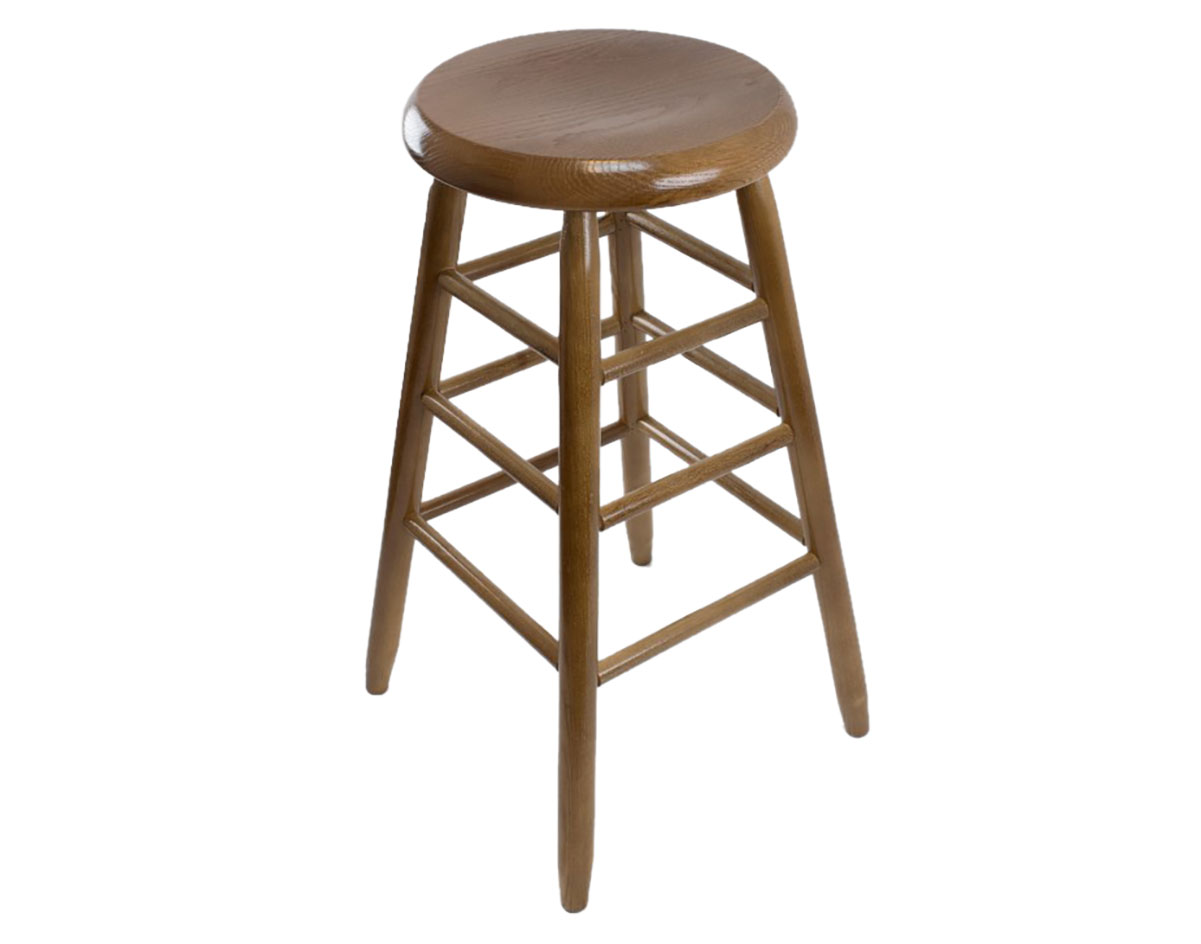 Ash Round Counter Stool