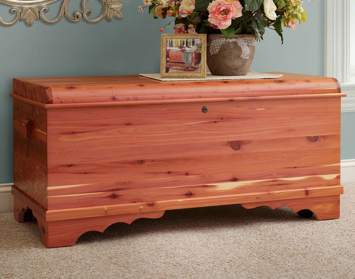 Classic Cedar Chest, Amish Solid Wood Chests