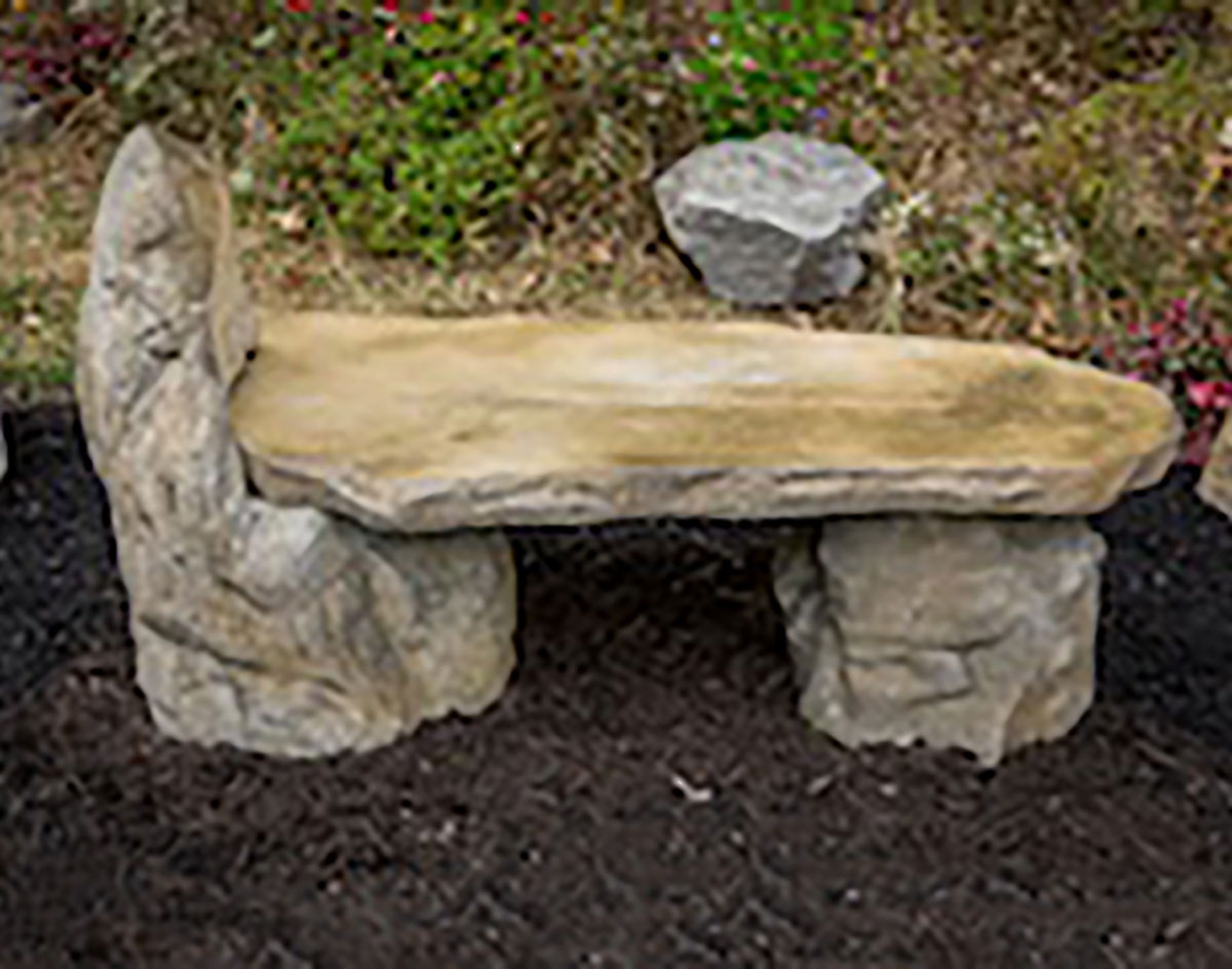 Concrete Lava Rock Lounger