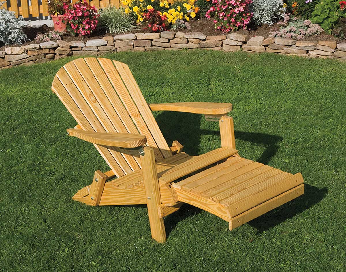 Adirondack chair footrest plans