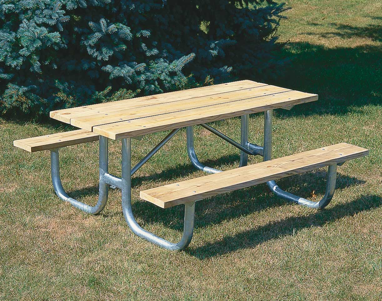 Extra Heavy Duty Welded Frame Picnic Table